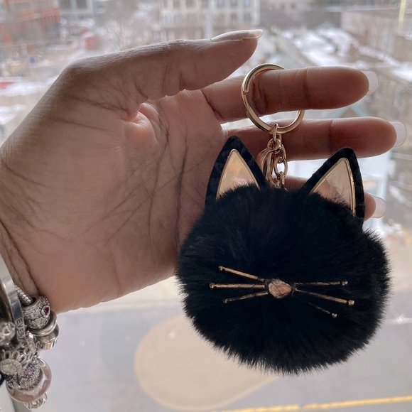 Purse Plush Cat Keychain - Picture 2 of 4
